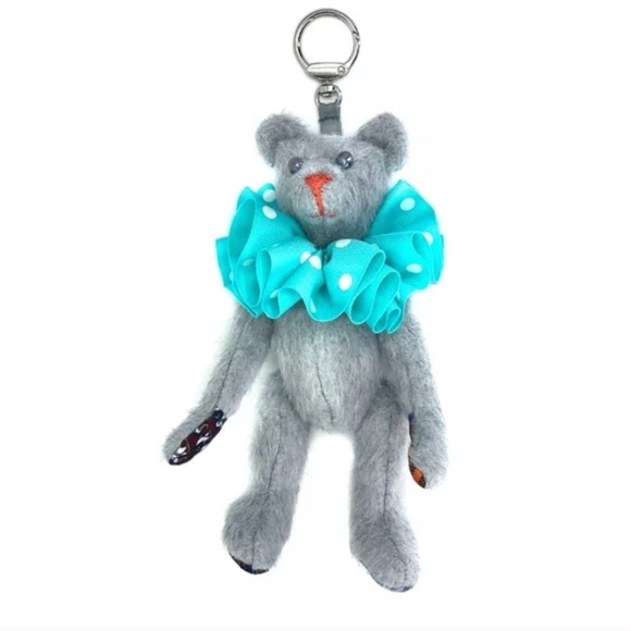 Teddy Bear Bag Charm - "Bubbles" - trick - Keyring - Picture 3 of 4
